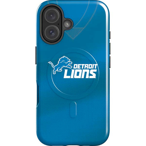 NFL Detroit Lions Team Jersey iPhone 16 Plus Magsafe Impact Case